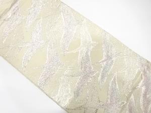 群鶴模様織出し袋帯